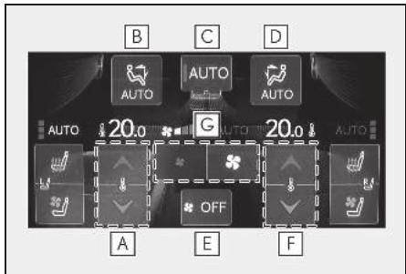 LEXUS LS XF50 Phase 1 (2017-2020) - Panneau multi-fonctions arriré - 1