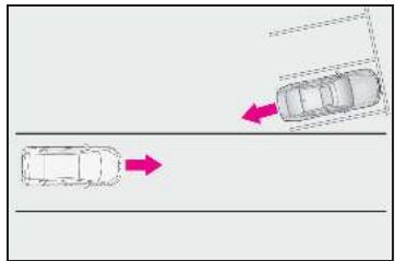 LEXUS LS XF50 Phase 1 (2017-2020) - Conditions dans lesquelles la fonction RCTA peut ne pas fonctionner correctement - 2