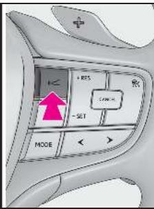 LEXUS LS XF50 Phase 1 (2017-2020) - Modification de la distance entre vehicules (mode de contrôle de la distance entre vehicules) - 2