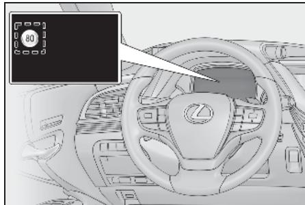 LEXUS LS XF50 Phase 1 (2017-2020) - Indication sur l'écran multifonctionnel - 2