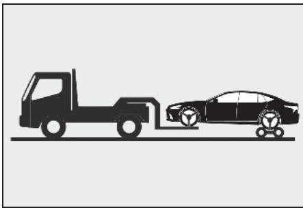 LEXUS LS XF50 Phase 1 (2017-2020) - Remorquage avec une dépanneuse à paniers - 1