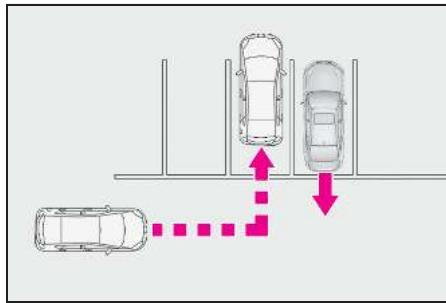 LEXUS LS XF50 Phase 1 (2017-2020) - Situations dans lesquelles le système peut fonctionner même s'il n'este aucune possibilité de collision - 2