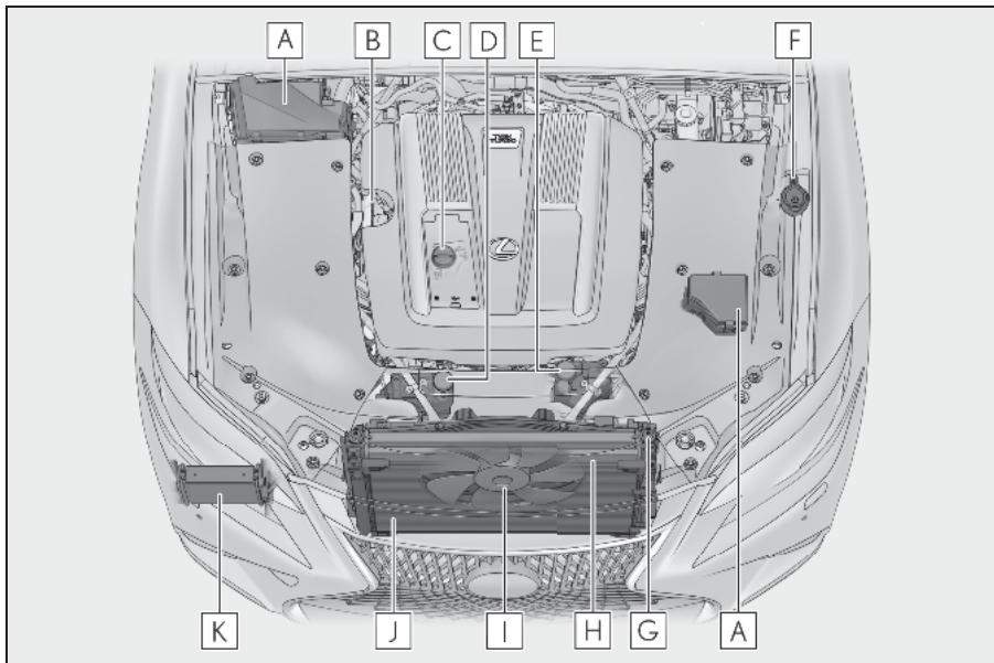 LEXUS LS XF50 Phase 1 (2017-2020) - Composants - 1
