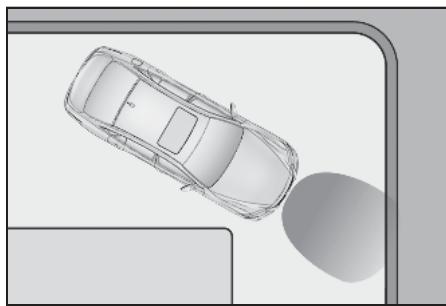 LEXUS LS XF50 Phase 1 (2017-2020) - La fonction de freinage de l'aide au stationnement (objet statique) fonctionné lorsque - 1
