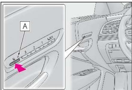 LEXUS LS XF50 Phase 1 (2017-2020) - Actionnement du siège passager avant depuis le siège conducteur - 1
