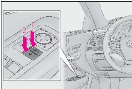 LEXUS LS XF50 Phase 1 (2017-2020) - Commandes de verrouillage des portes (pour verrouiller/ déverrouiller) - 1