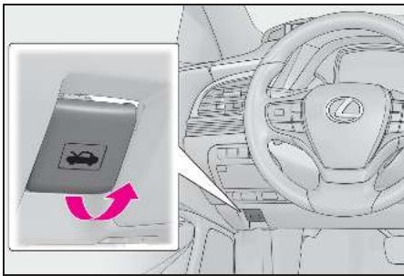 LEXUS LS XF50 Phase 1 (2017-2020) - Ouverture du capot - 1