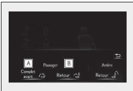 LEXUS LS XF50 Phase 1 (2017-2020) - Actionnement du siège passager avant depuis le siège conducteur - 3