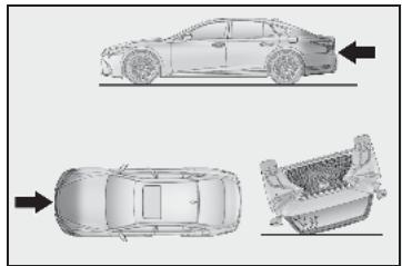 LEXUS LS XF50 Phase 1 (2017-2020) - Conditions de déploiement des airbag SRS (airbags frontaux SRS/airbags de coussin de siege SRS) - 4