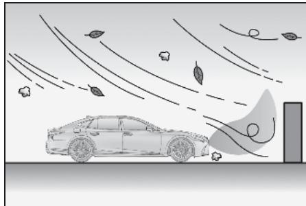LEXUS LS XF50 Phase 1 (2017-2020) - La fonction de freinage de l'aide au stationnement (objet statique) fonctionné lorsque - 4
