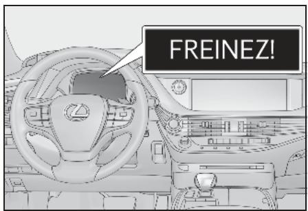 LEXUS LS XF50 Phase 1 (2017-2020) - Avertissement de sécurité de pré-collision - 1