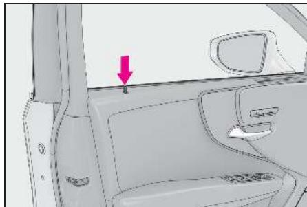 LEXUS LS XF50 Phase 1 (2017-2020) - Verrouillage et déverrouillage des portes, déverrouillage du coffre - 3