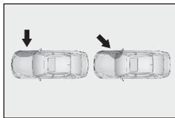 LEXUS LS XF50 Phase 1 (2017-2020) - Conditions de déploiement des airbag SRS (airbags frontaux SRS/airbags de coussin de siege SRS) - 3
