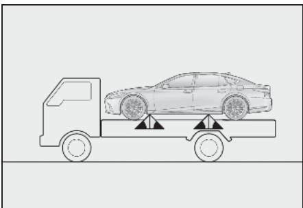 LEXUS LS XF50 Phase 1 (2017-2020) - Utilisation d'une dépanneuse à plateau - 2