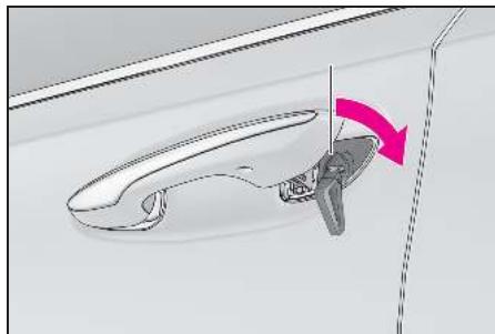 LEXUS LS XF50 Phase 1 (2017-2020) - Verrouillage et déverrouillage des portes, déverrouillage du coffre - 2
