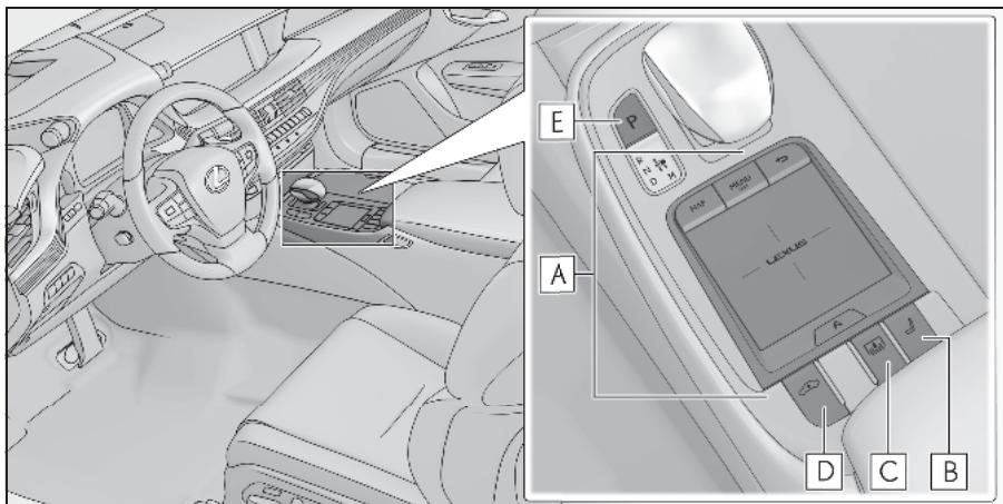 LEXUS LS XF50 Phase 1 (2017-2020) - Commandes - 4