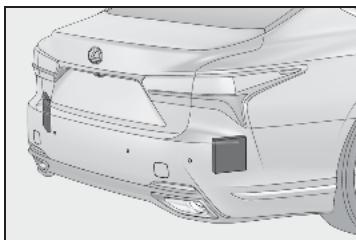 LEXUS LS XF50 Phase 1 (2017-2020) - Manipulation du capteur radar l'teral arrriere - 1