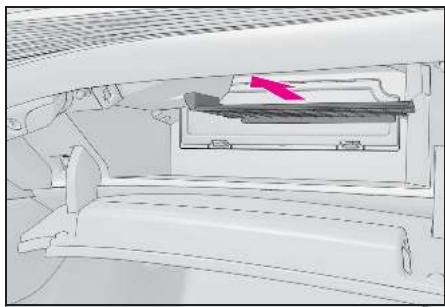 LEXUS LS XF50 Phase 1 (2017-2020) - Boite a gants - 2