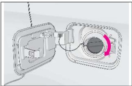 LEXUS LM AW10 Phase 2 (2023) - Fermeture du bouchon de réservoir à carburant - 1