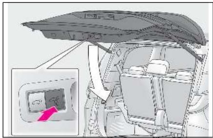 LEXUS LM AW10 Phase 2 (2023) - Fermeture de la porte de coffre électrique depuis l'extérieur - 2