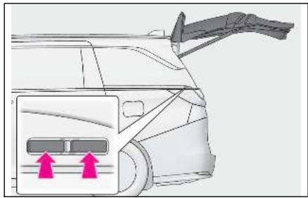 LEXUS LM AW10 Phase 2 (2023) - Remettre la position d'ouverture de porte de coffre électrique au réglage par défaut - 1