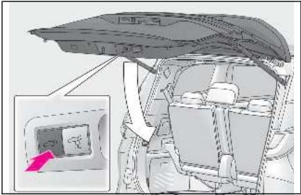 LEXUS LM AW10 Phase 2 (2023) - Fermeture de la porte de coffre électrique depuis l'extérieur - 1