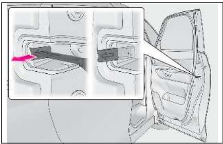 LEXUS LM AW10 Phase 2 (2023) - Porte du passager avant - 1
