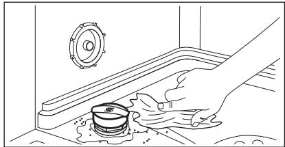 AEG FSE54600Z - Comment replir le réservoir de sel regénérant - 2