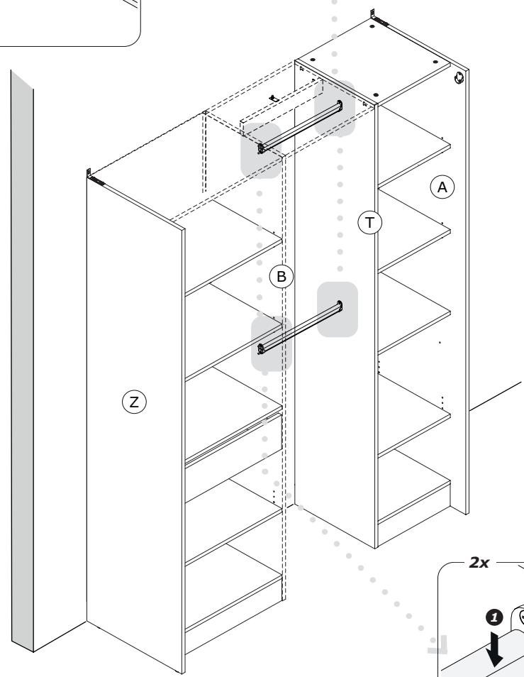 COOKE & LEWIS Eklips 2 - MEUBLE A FIXER AU MUR: ADAPTER VOTRE QUINCAILLERIE EN FONCTION DU SUPPORT. - 9