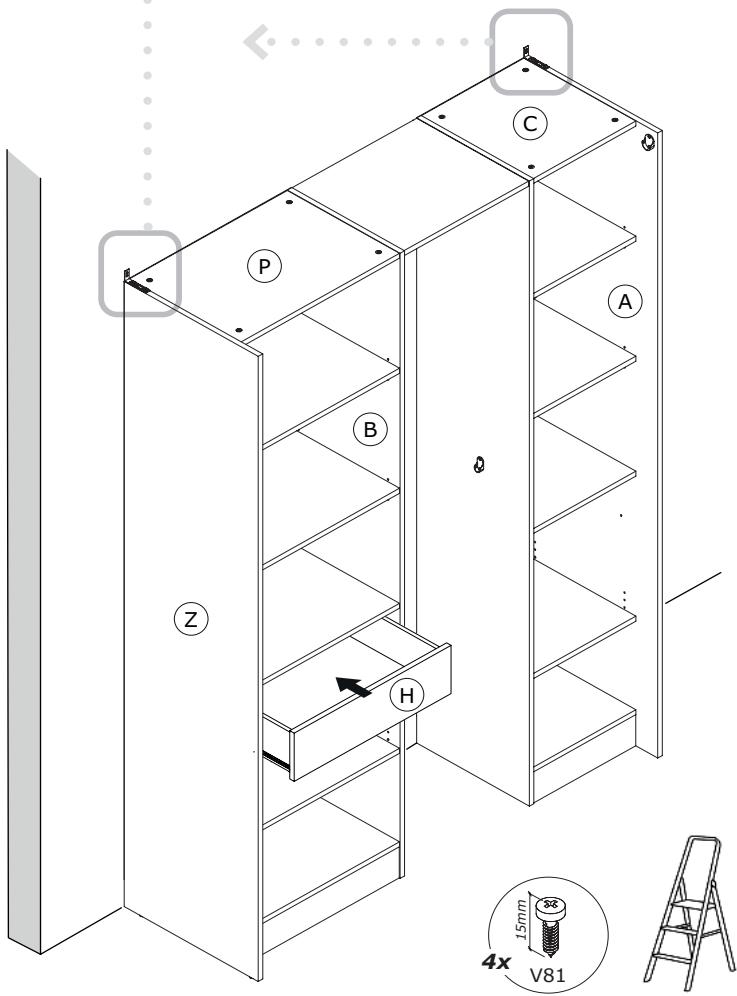 COOKE & LEWIS Eklips 2 - MEUBLE A FIXER AU MUR: ADAPTER VOTRE QUINCAILLERIE EN FONCTION DU SUPPORT. - 7