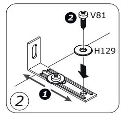 COOKE & LEWIS Eklips 2 - MEUBLE A FIXER AU MUR: ADAPTER VOTRE QUINCAILLERIE EN FONCTION DU SUPPORT. - 2