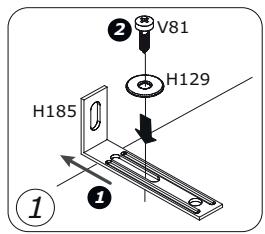 COOKE & LEWIS Eklips 2 - MEUBLE A FIXER AU MUR: ADAPTER VOTRE QUINCAILLERIE EN FONCTION DU SUPPORT. - 1