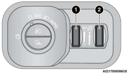 RAM 1500 Phase 2 (2024-2025) - Rheostats d'intensité lumineuse - 1