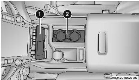 RAM 1500 Phase 2 (2024-2025) - Console centrale de catégorie supérieure - selon l'equipement - 4