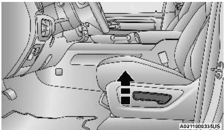 RAM 1500 Phase 2 (2024-2025) - Réglage manuel de l'inclinaison du dossier de siège avant - 1