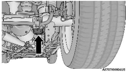 RAM 1500 Phase 2 (2024-2025) - Emplacement de levage arriere - 1
