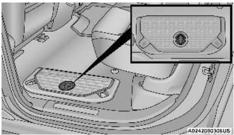 RAM 1500 Phase 2 (2024-2025) - Rangement pour lunettes au pavillon - 6
