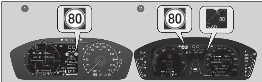 Honda ZR-V (2022) - Système de reconnaissance des panneaux de signalisation - 1