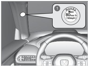 Honda ZR-V (2022) - Répartition de l'endet d'étanchéité dans le pneumatique - 1