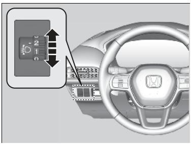 Honda ZR-V (2022) - Dispositif de réglage de la hauteur des phares* - 1