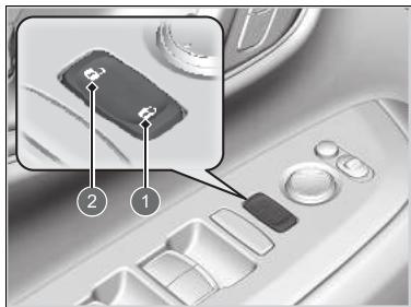Honda ZR-V (2022) - Utilisation de l'interrupteur de verrouillage centralisé des portes - 1