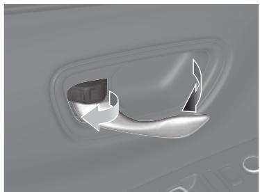 Honda ZR-V (2022) - Déverrouillage des portes avant de l'intérieur P.206 - 1