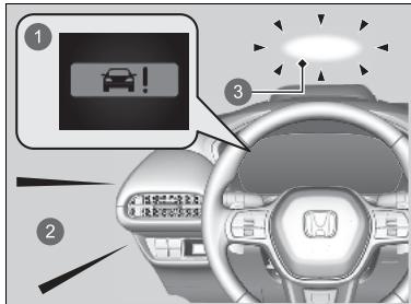 Honda ZR-V (2022) - Lors de l'activation du système - 1