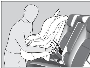 Honda ZR-V (2022) - ■ Installation d'un dispositif de retenue pour infant avec une ceinture de sécurité ventrale/thoracique - 1