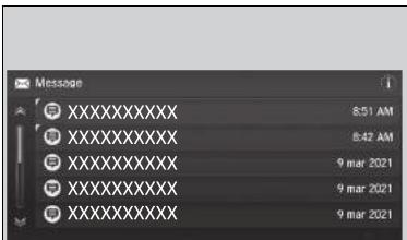 Honda ZR-V (2022) - Menu Message - 1
