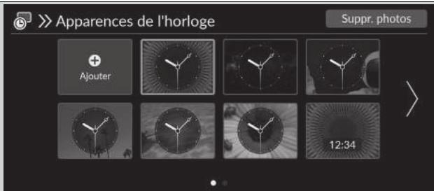 Honda ZR-V (2022) - Configuration du fond d'écran de l'horloge - 1