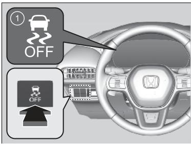 Honda ZR-V (2022) - Activation et désactivation du système VSA - 1