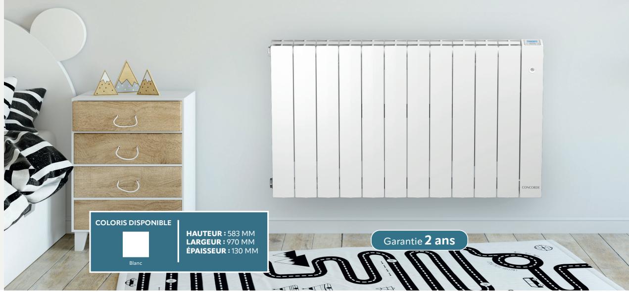 CONCORDE Noveo - Radiateur à inertie fluide - 5