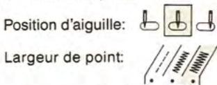 SINGER Mélodie 20 - Réglages recommends - 1