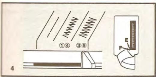 SINGER Mélodie 20 - Equilibrage de la boutonniere - 5